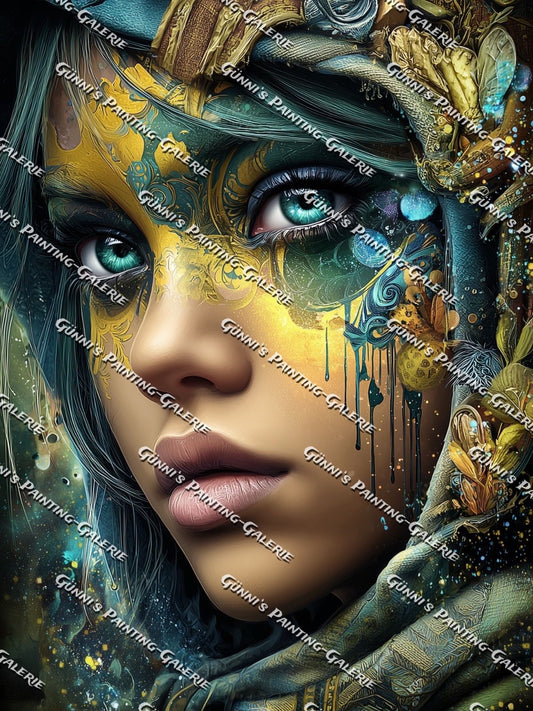 Die Farbe der Verletzlichkeit by Sweet_Loco_AI 75x100 240 Farben