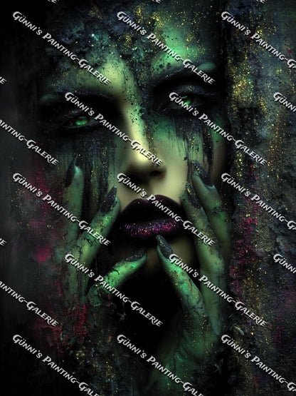 Dunkle Verführung by Karla 75x100 120 Farben