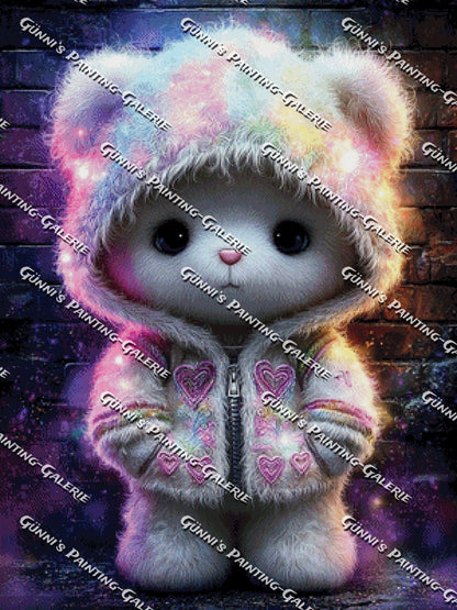 Herzpfötchen II by illumaris KI_Art 75x100 235 Farben