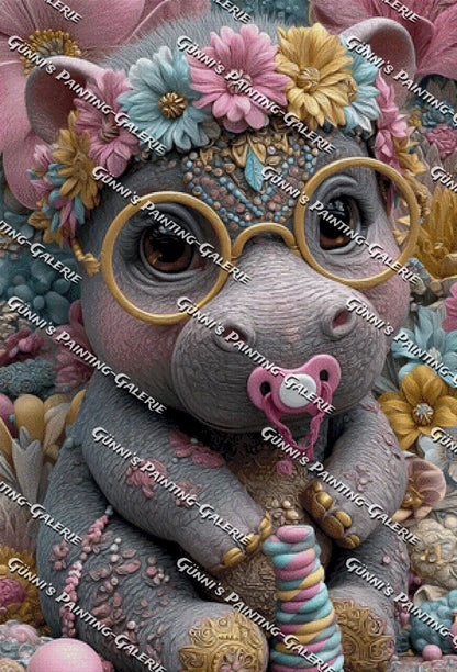 Fluffelchen by Elly_A.I. 75x110 220 Farben