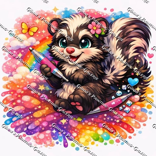 Der kleine Painting-Wuschel 60x60 330 Farben