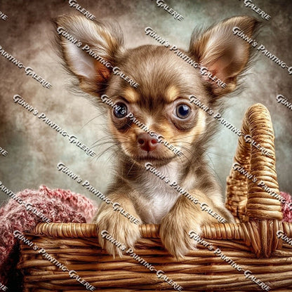 Mini-Pfötchen im Nest by Andastra_DP 80x80 160 Farben