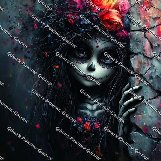 Das Mädchen aus der Nacht by Karla 80x80 245 Farben