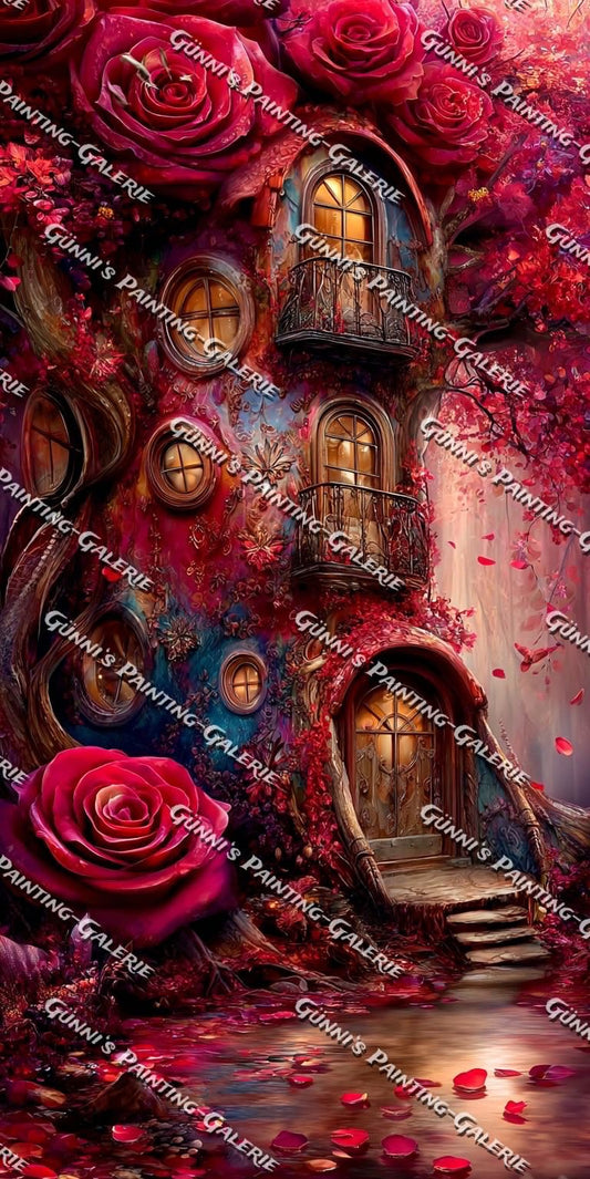 Das Haus der ewigen Rosen by Elly_A.I. 60x120 250 Farben