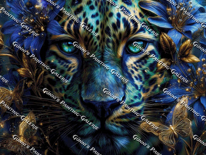 Seele des Leoparden by illumaris KI_Art 100x75 230 Farben