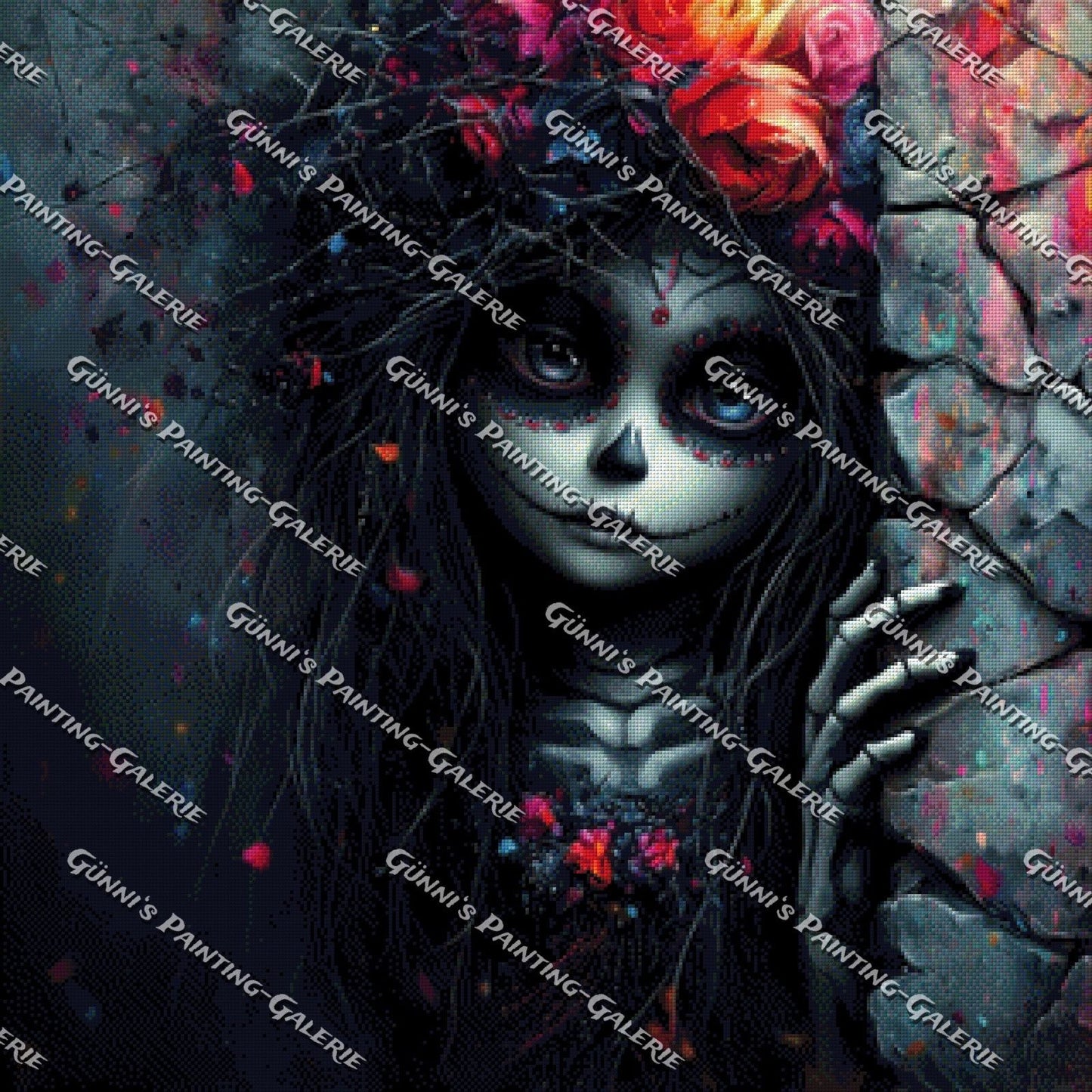 Das Mädchen aus der Nacht by Karla 80x80 245 Farben