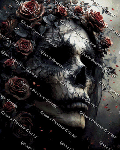 Die vergessene Rose by Karla 80x100 150 Farben