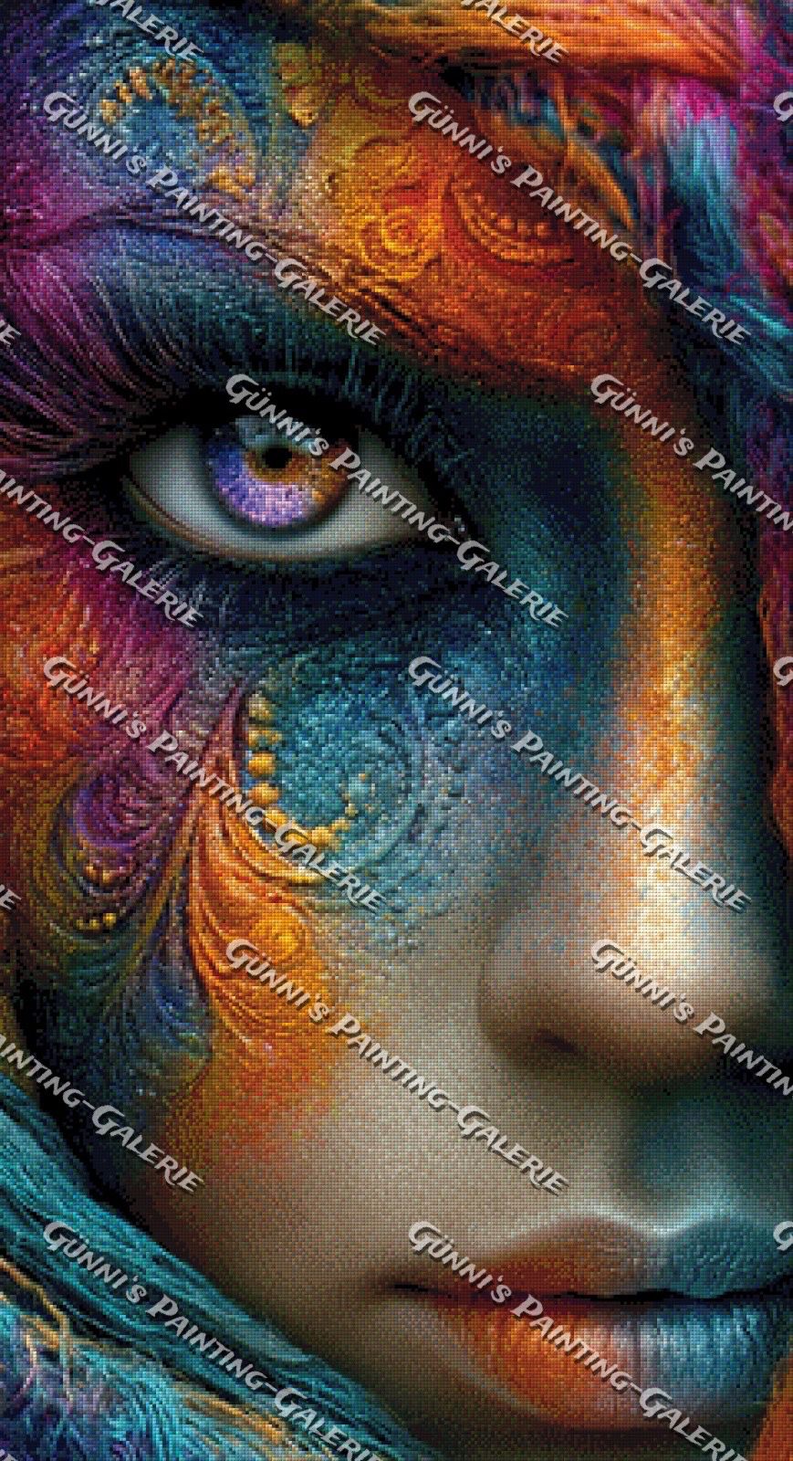 Kosmischer Blick by Elly_A.I 60x110 280 Farben