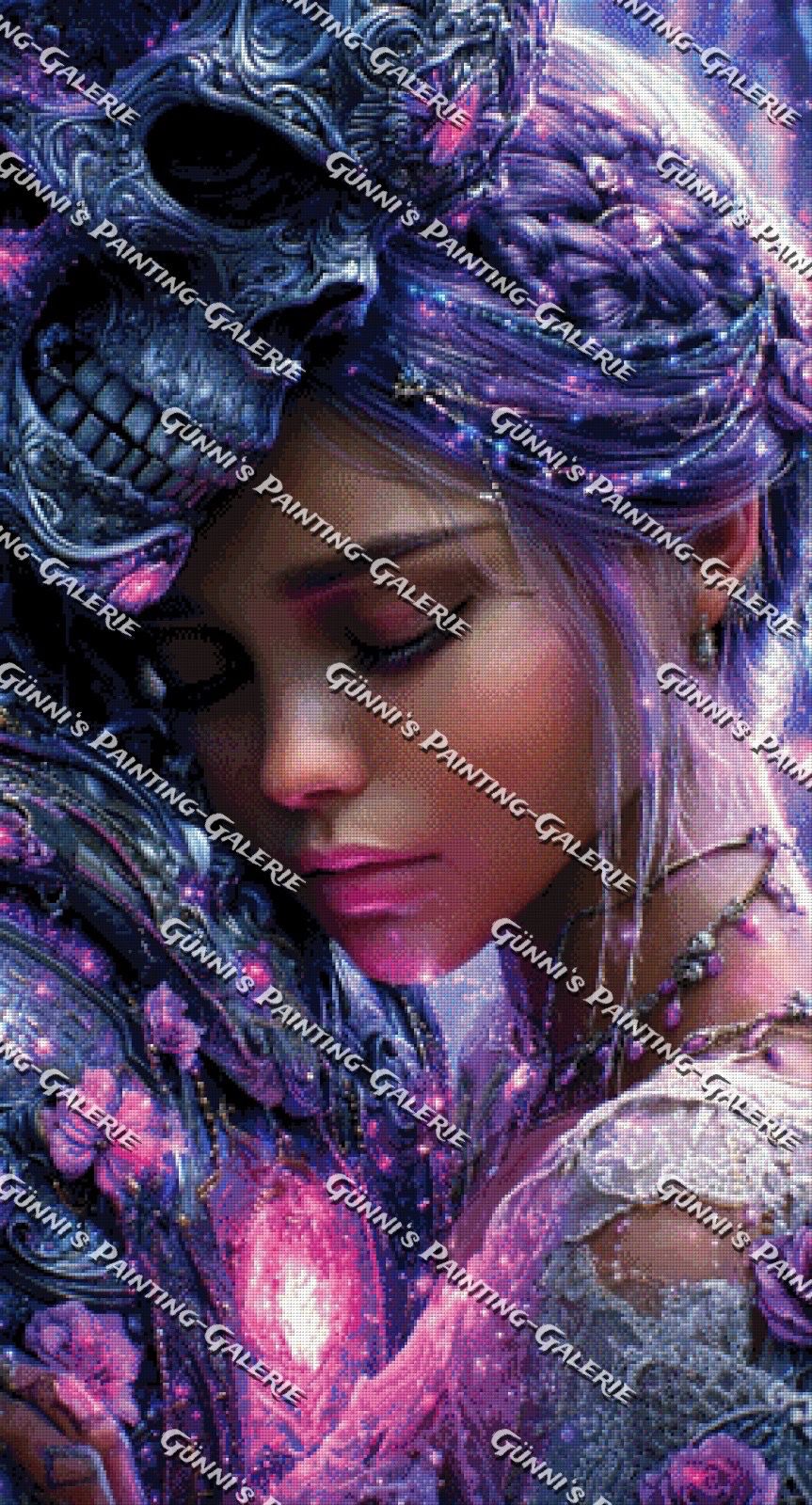 Lila Ewigkeit by Elly_A.I. 65x120 185 Farben