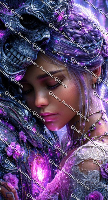 Lila Ewigkeit by Elly_A.I. 65x120 185 Farben