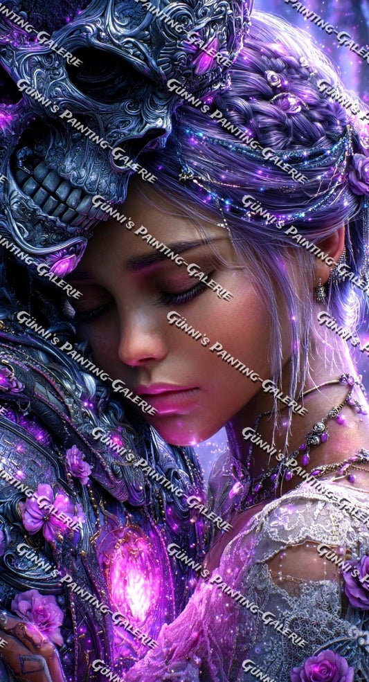 Lila Ewigkeit by Elly_A.I. 65x120 185 Farben