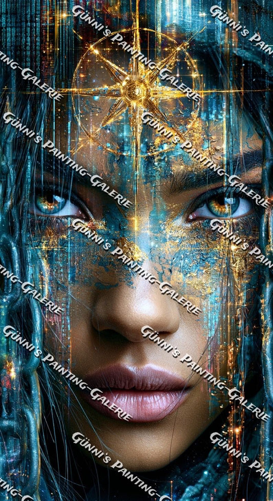 Galaxienblick by Elly_A.I. 60x110 285 Farben