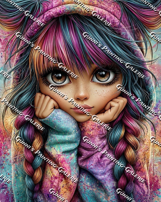 Herz aus Farben by Andy‘s_AI_Art 80x100 310 Farben
