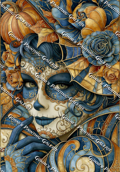 Die Königin der Masken by QN 70x100 190 Farben