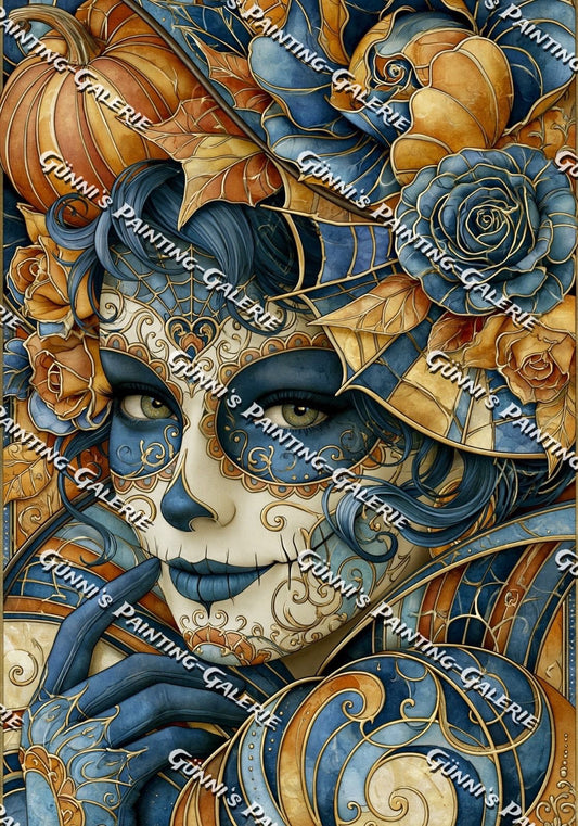 Die Königin der Masken by QN 70x100 190 Farben