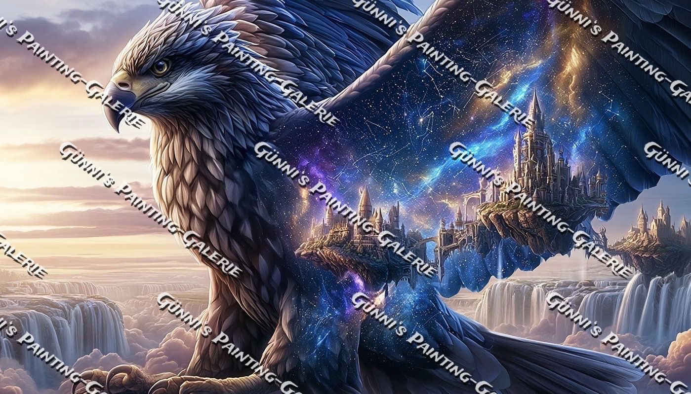 Der Himmelswächter by illumaris KI_Art 140x80 190 Farben