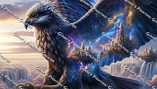 Der Himmelswächter by illumaris KI_Art 140x80 190 Farben