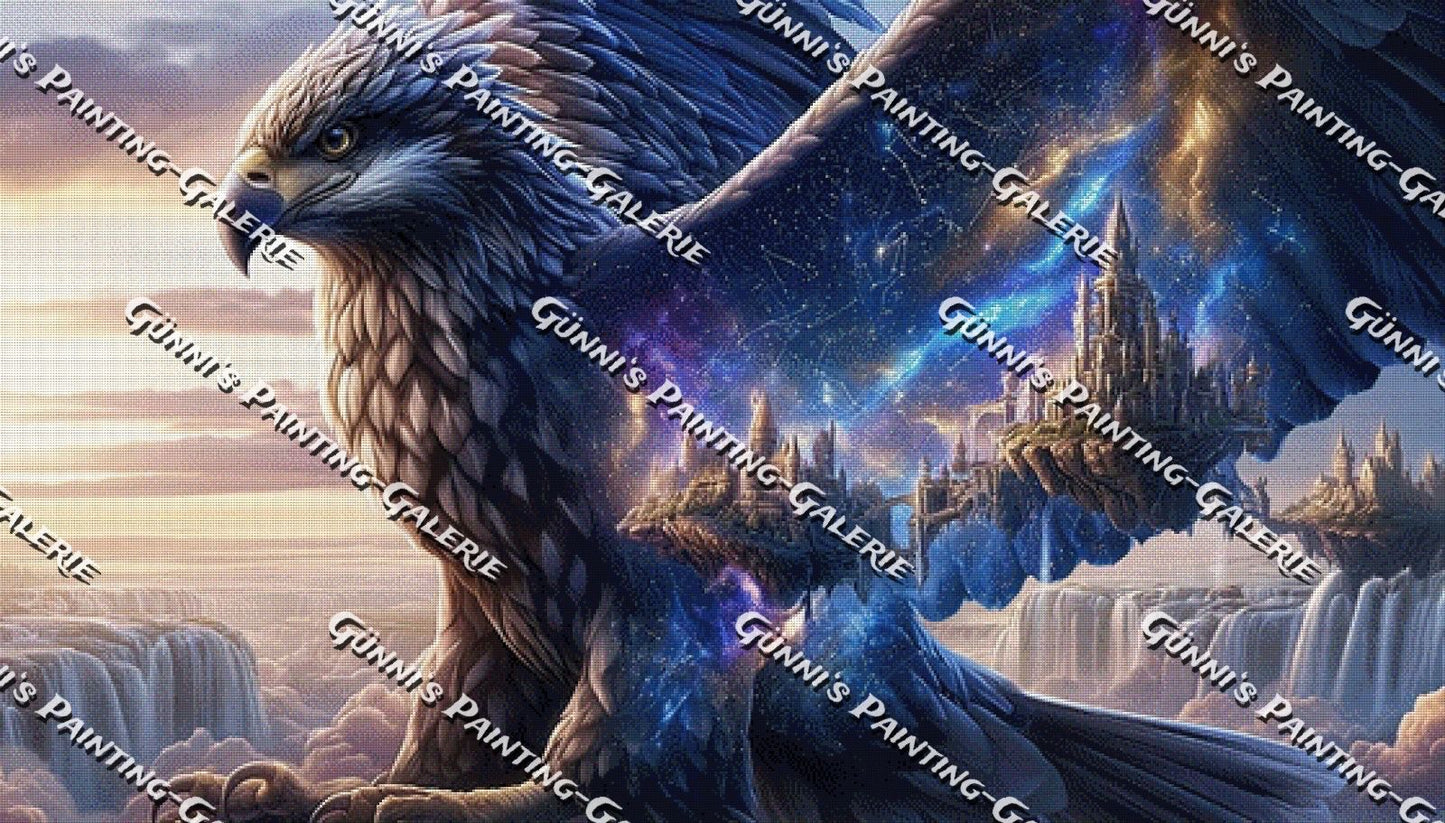 Der Himmelswächter by illumaris KI_Art 140x80 190 Farben
