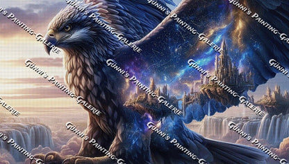 Der Himmelswächter by illumaris KI_Art 140x80 190 Farben
