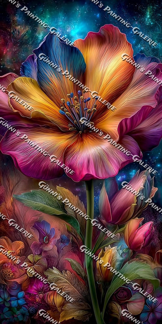 Blüte des Universums by QN 70x140 320 Farben