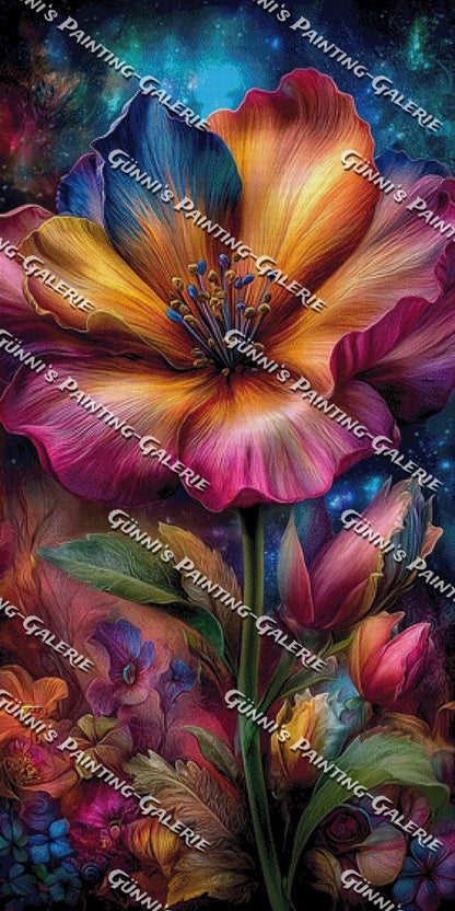 Blüte des Universums by QN 70x140 320 Farben