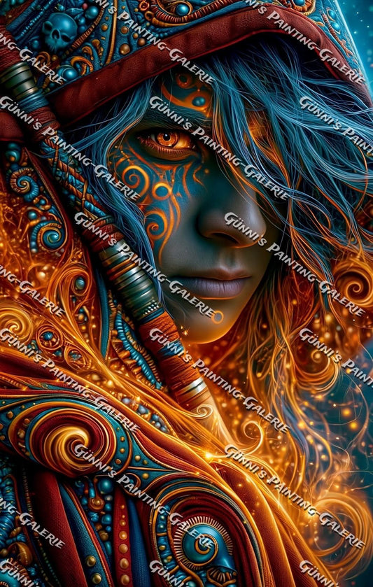 Das Flüstern der Runen by QN 70x110 250 Farben