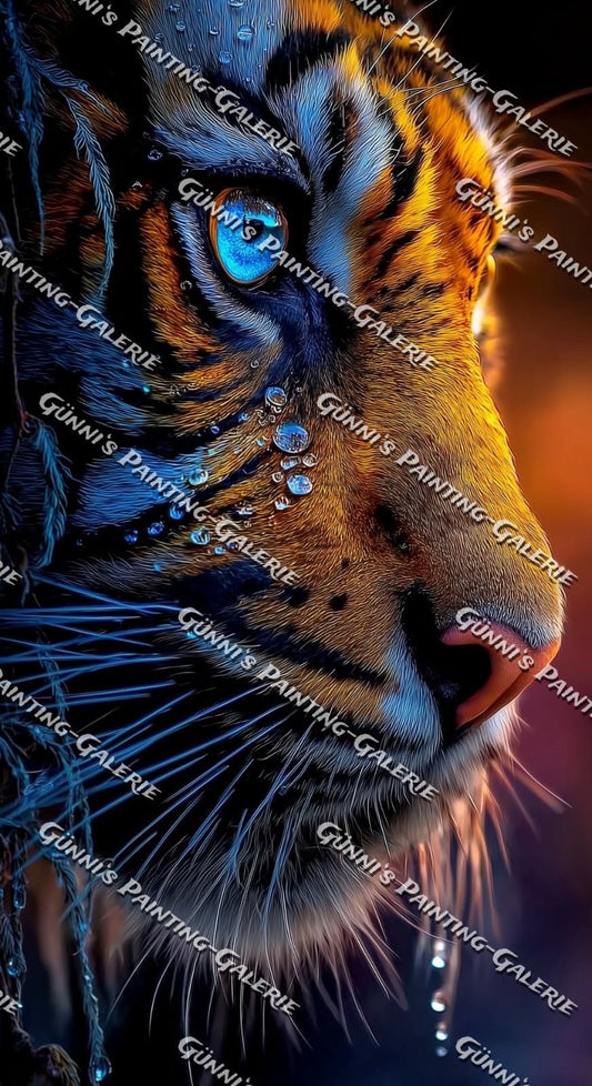 Auge der Wildnis by QN 60x110 230 Farben
