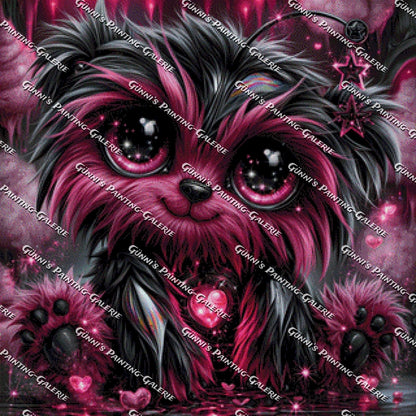 Funkelherz by Andy‘s_AI_Art 80x80 170 Farben