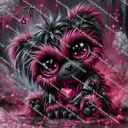Funkelherz II by Andy‘s_AI_Art 80x80 170 Farben