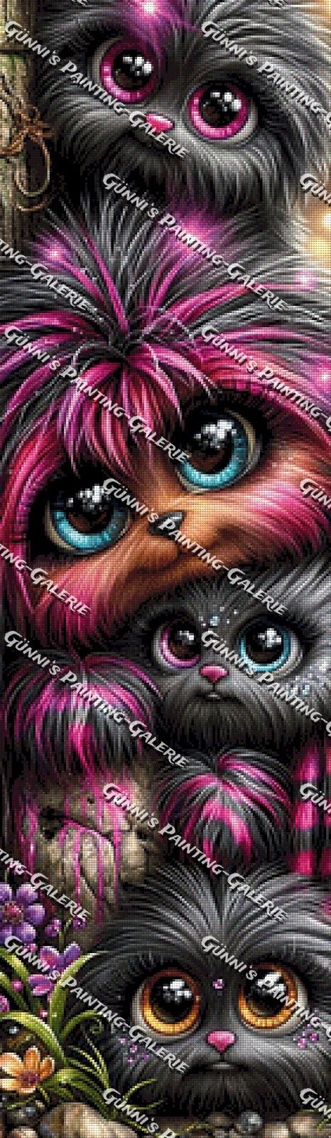 Die Kuschelbande by Andy‘s_AI_Art 35x120 265 Farben