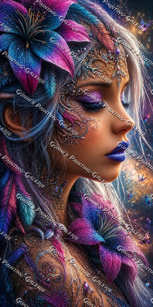Blütenlicht by Elly_A.I. 60x120 280 Farben