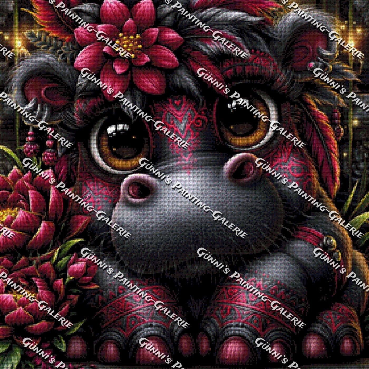 Herzhippo by Andy‘s_AI_Art 70x70 235 Farben