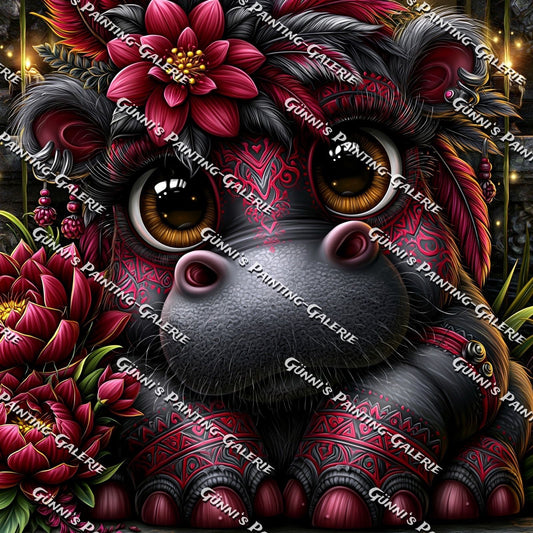 Herzhippo by Andy‘s_AI_Art 70x70 235 Farben