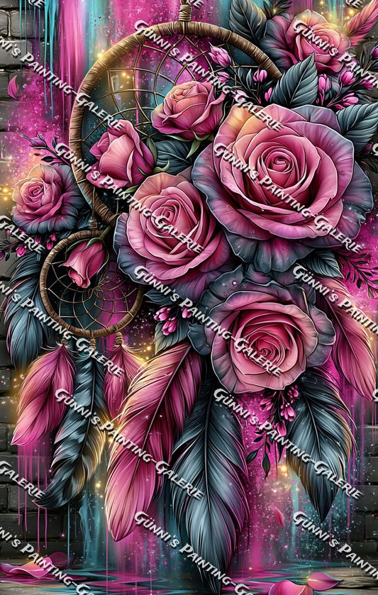Der Traumfänger der Seele by Andy‘s_AI_Art 70x110 285 Farben