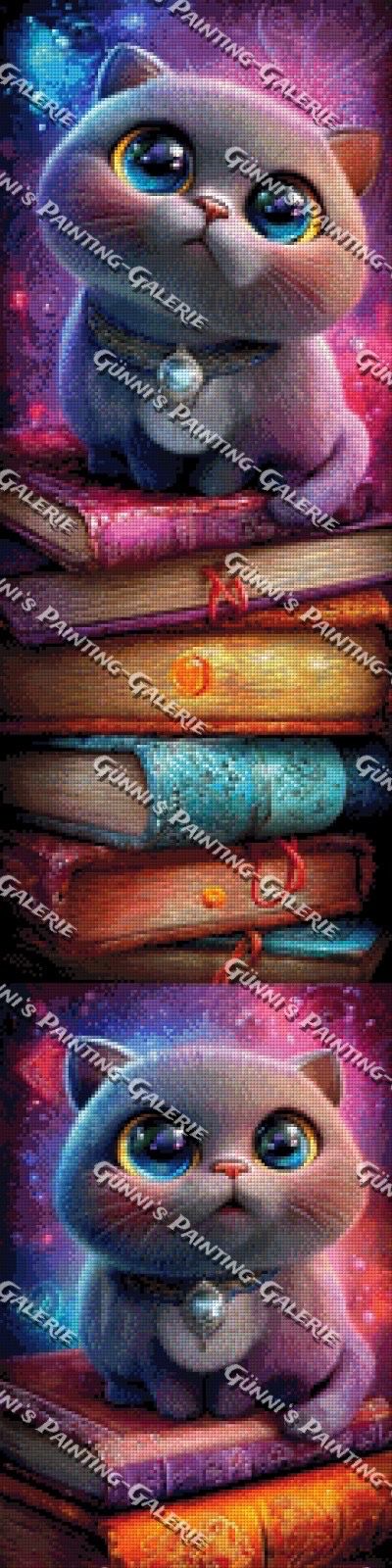 Augen voller Sterne by illumaris KI_Art 30x120 270 Farben