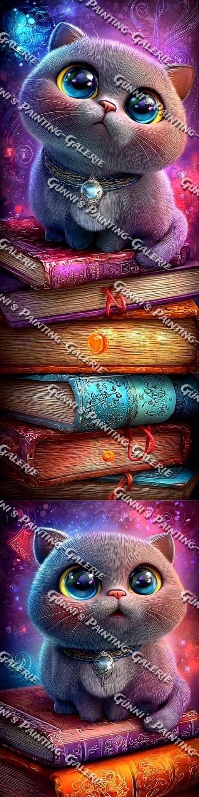 Augen voller Sterne by illumaris KI_Art 30x120 270 Farben