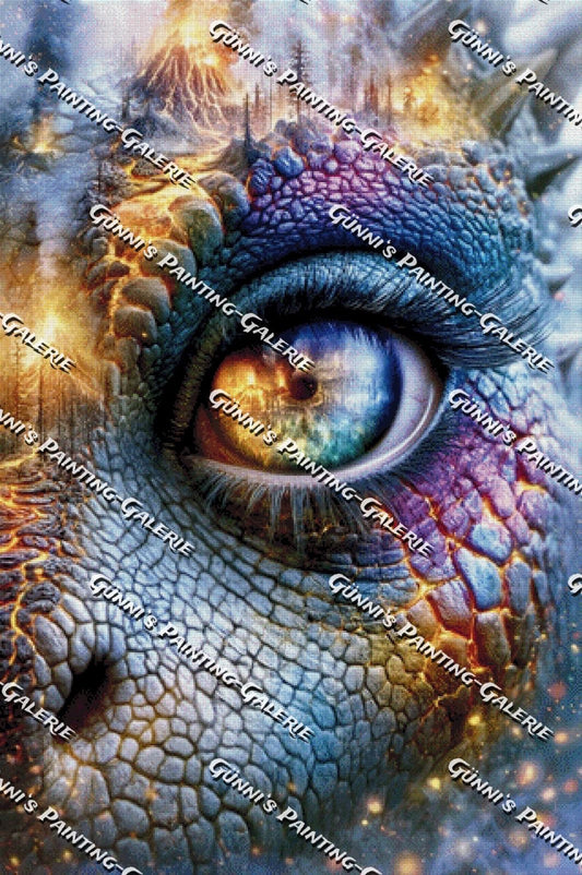 Auge des Vulkandrachen by Andastra_DP 80x120 300 Farben
