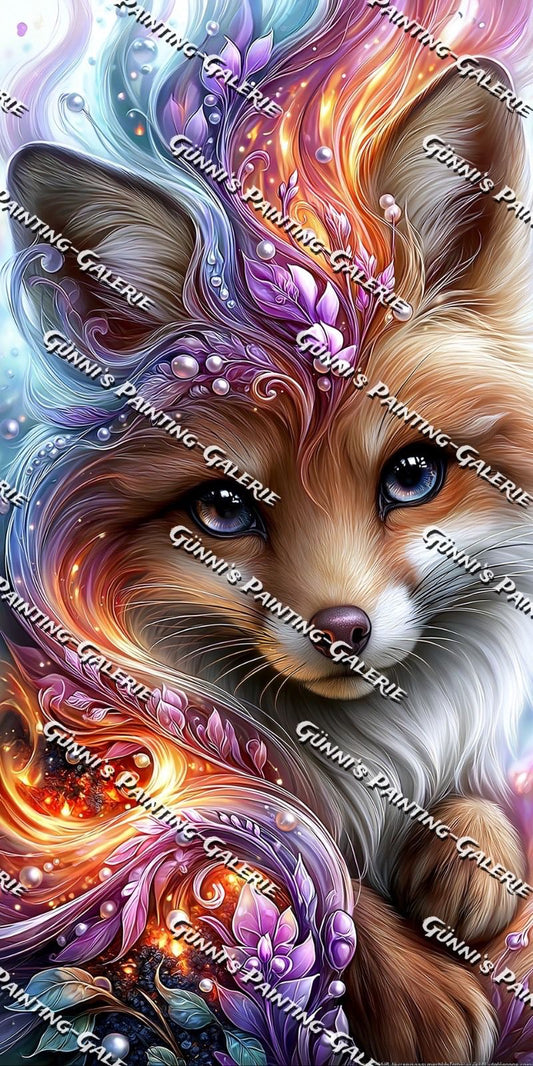 Der Sternenfuchs by illumaris KI_Art 60x120 280 Farben