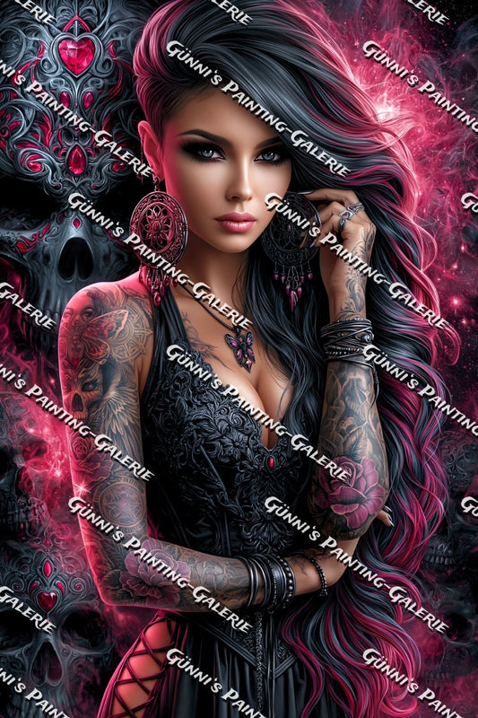 Die Schönheit der Nacht by Andy‘s_AI_Art 80x120 205 Farben