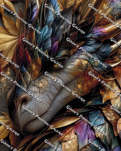 Die Seele des Waldes by QN 80x100 240 Farben