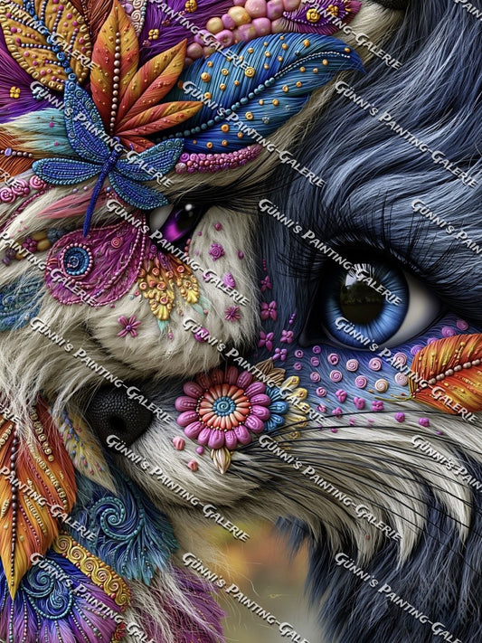 Seelenwolf by QN 75x100 290 Farben