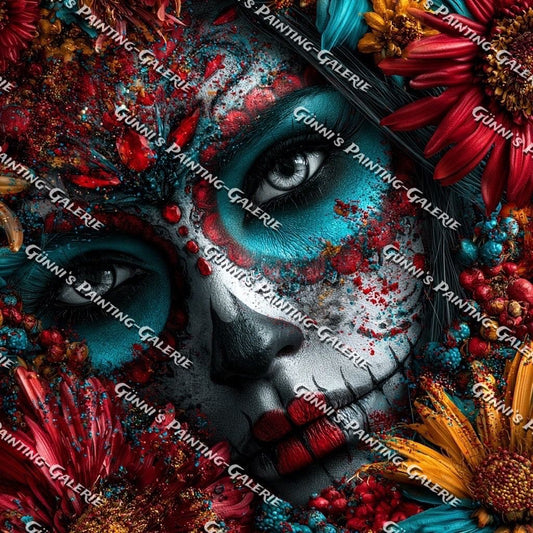 Obsidian Bloom by QN 90x90 280 Farben