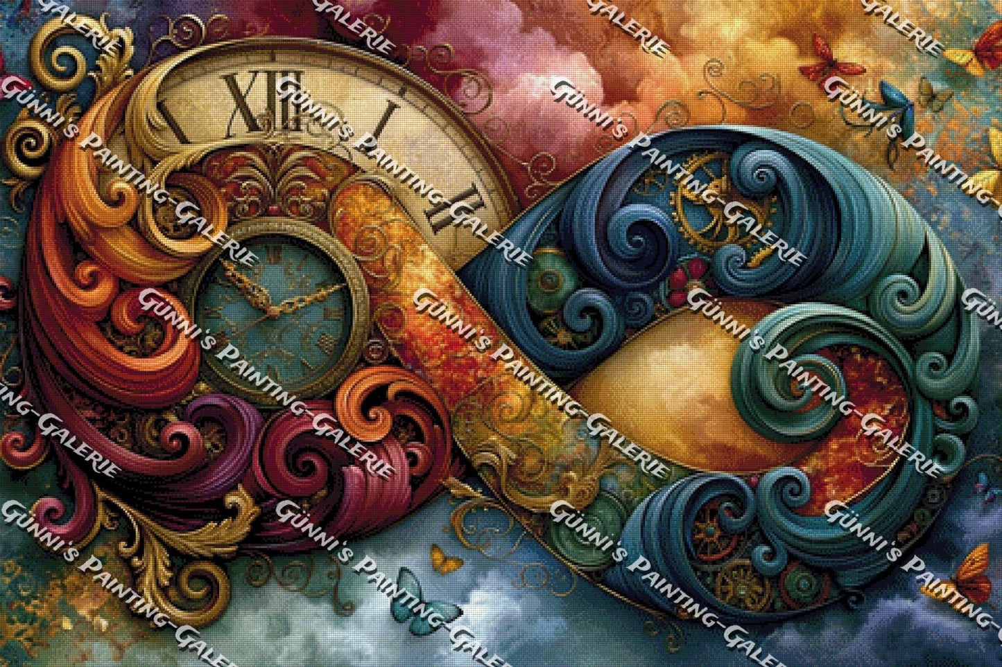 Infinity of Time by QN 120x80 275 Farben