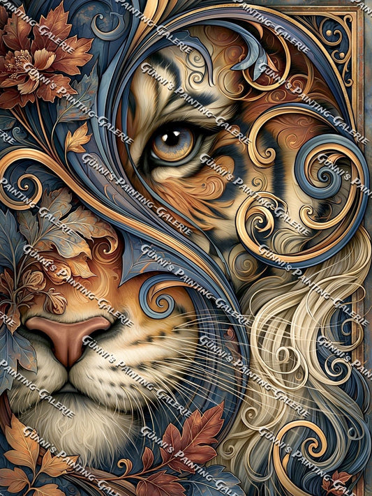 Mystic Tiger by QN 75x100 170 Farben