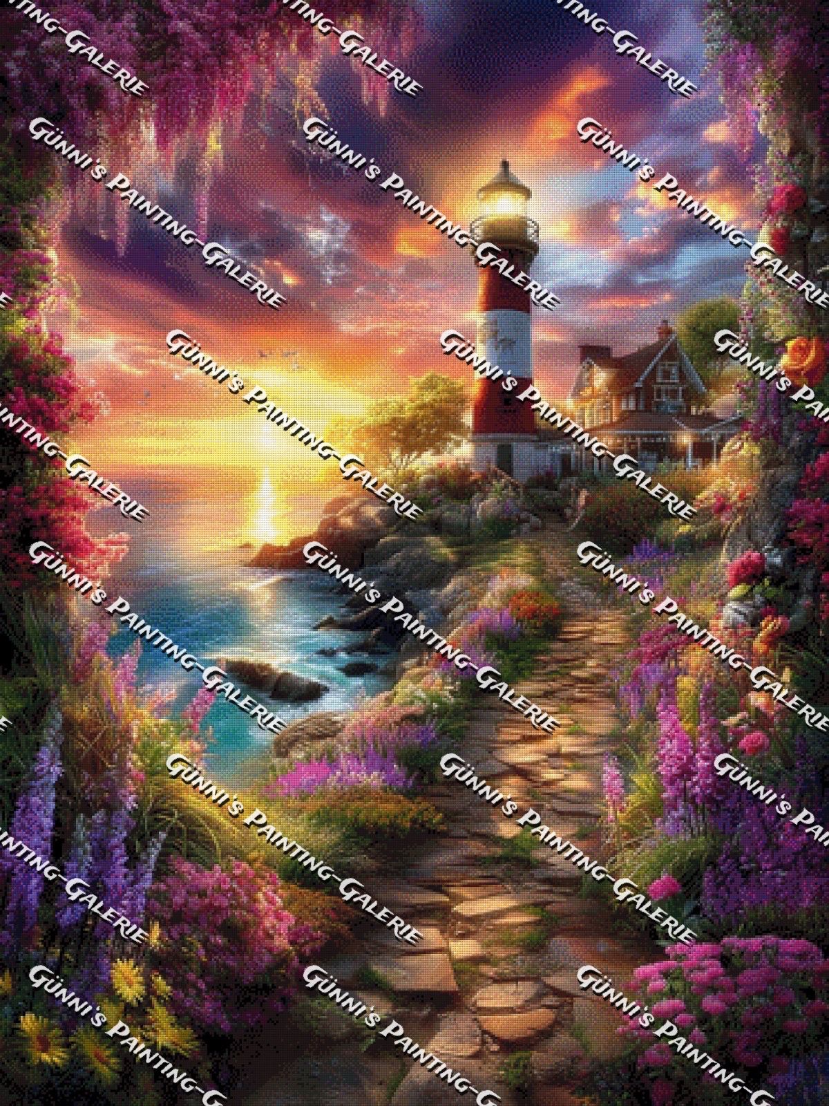 Der Leuchtturm der Hoffnung by illumaris KI_Art 90x120 320 Farben