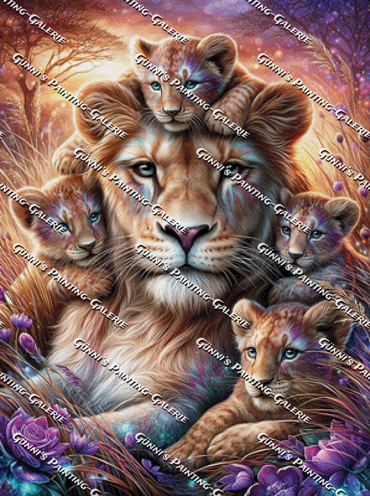 Löwenherz by illumaris KI_Art 75x100 295 Farben