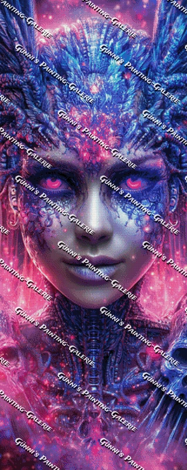 Das Kristallorakel by Elly_A.I. 60x150 160 Farben