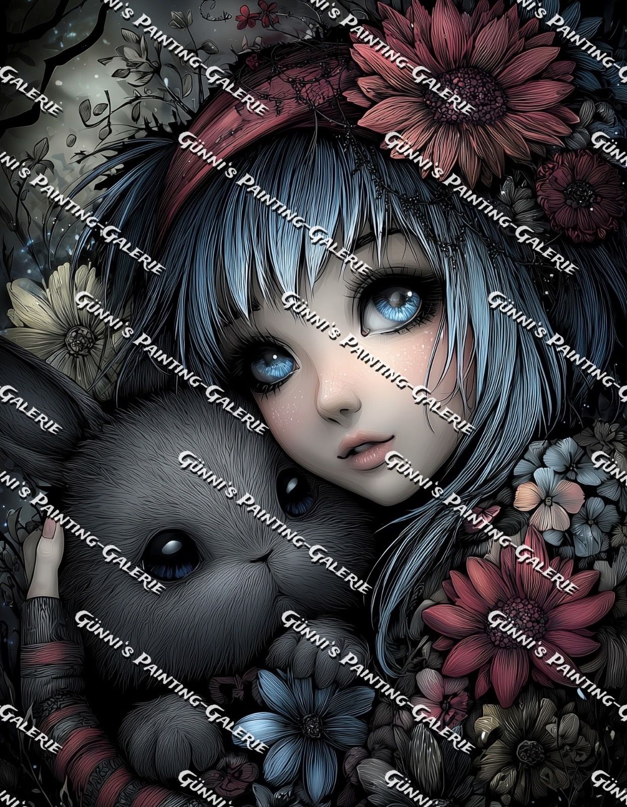 Die Seele des Waldes by Sweet_Loco_AI 70x90 130 Farben