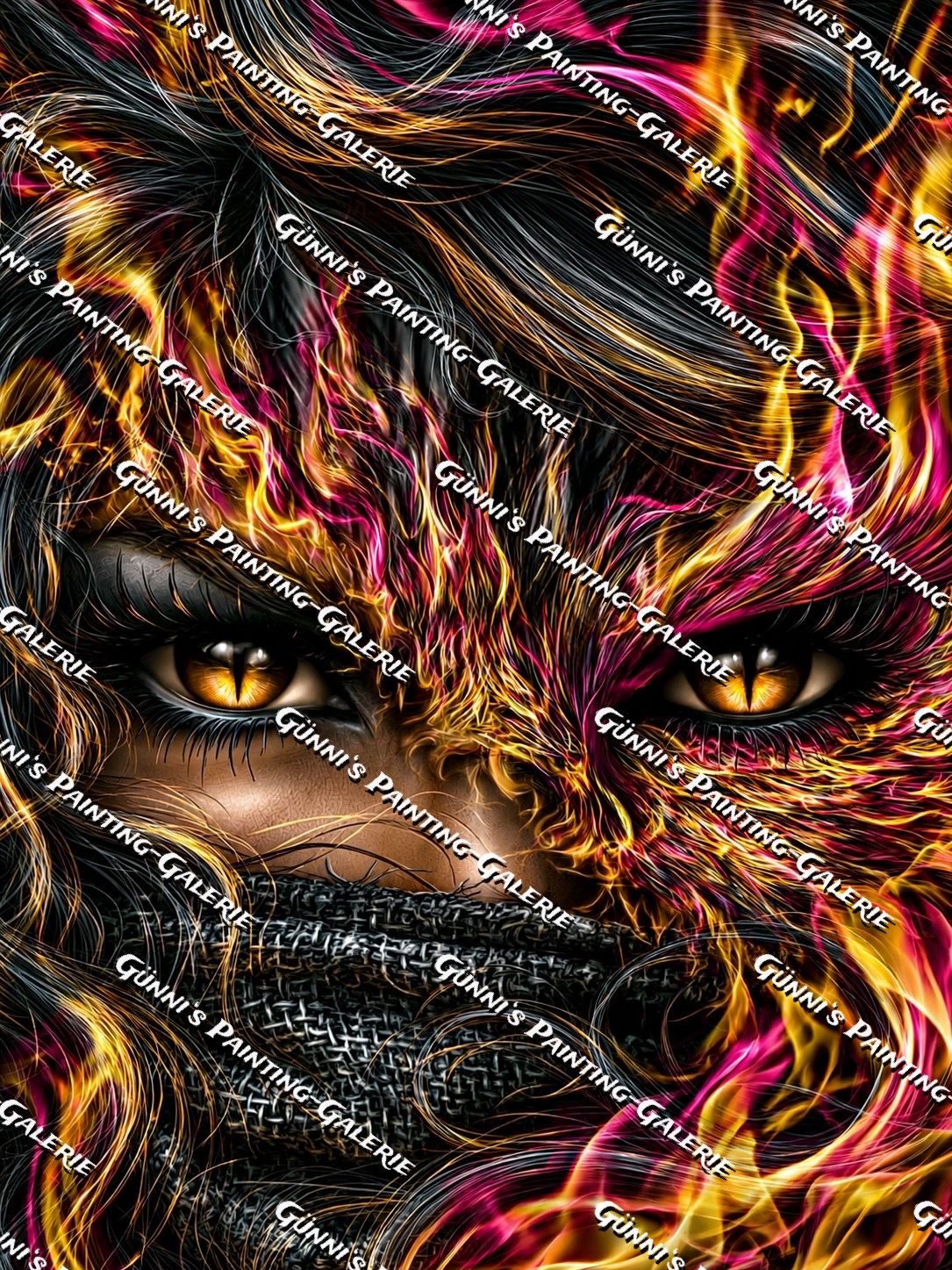 Augen des Phönix by Andy‘s_AI_Art 75x100 290 Farben