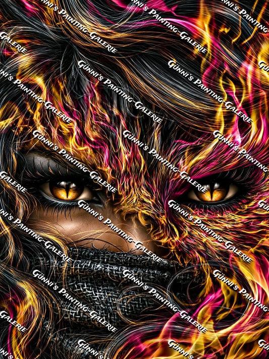 Augen des Phönix by Andy‘s_AI_Art 75x100 290 Farben